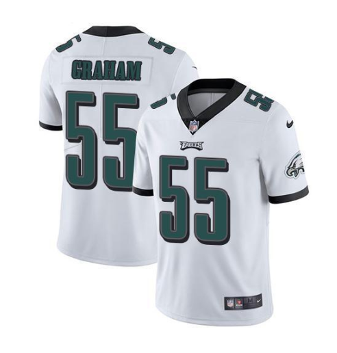 Men's Philadelphia Eagles #55 Brandon Graham White Vapor Untouchable Limited Stitched Football Jersey